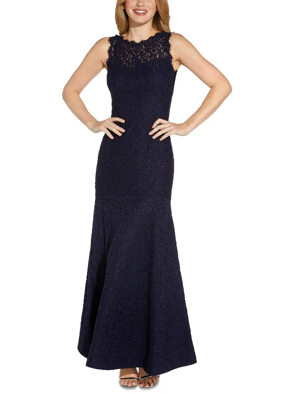 Trendy Comfort Strappy dress Womens Lace Maxi Evening Dress