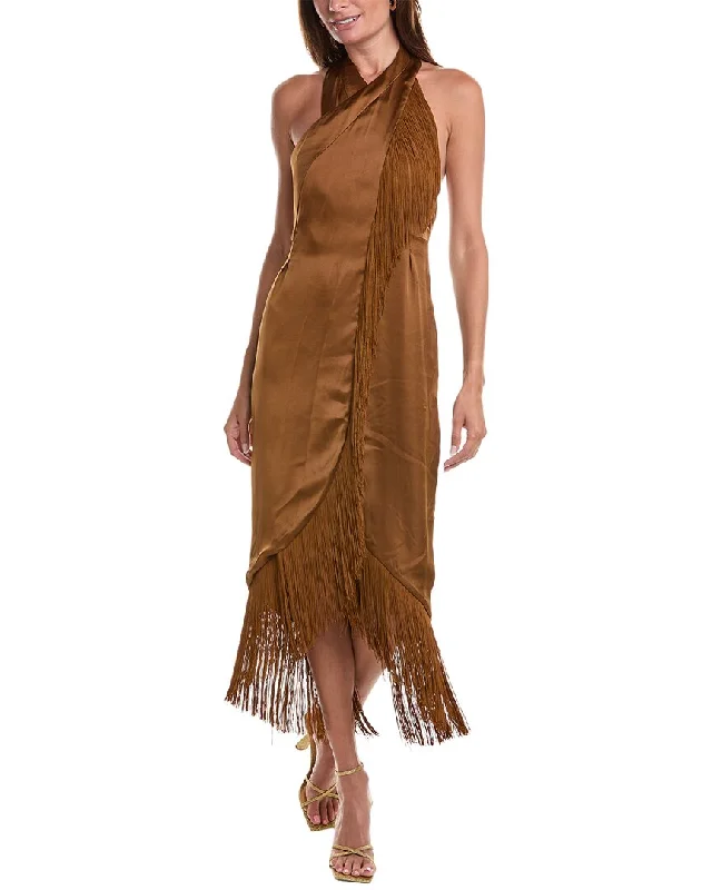 Simple Elegance BCBGMAXAZRIA Fringe Cocktail Dress