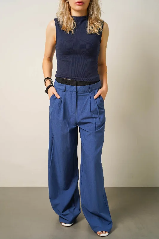 BOXER WAIST LOW RISE PANTS