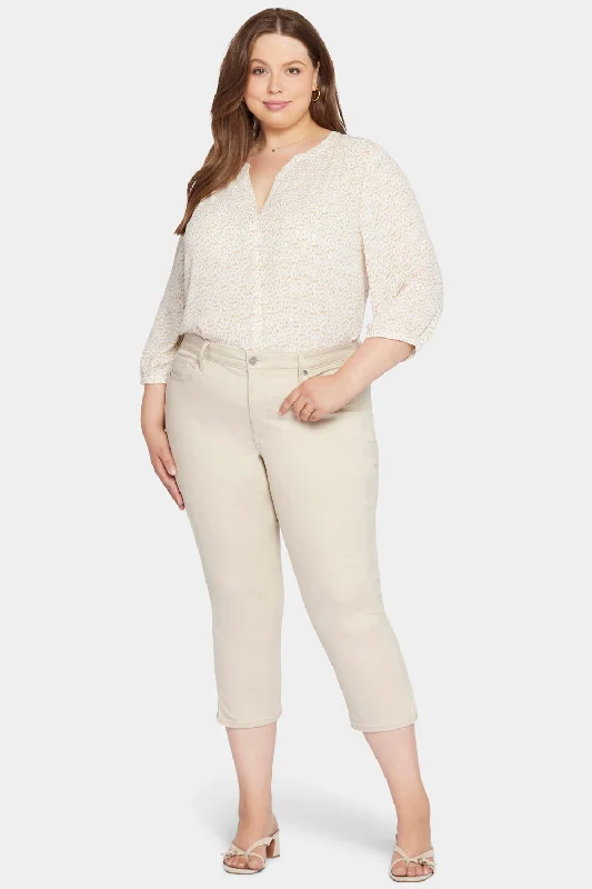 Personal Design Loose-fit jeans Chloe Capri Jeans In Plus Size - Feather