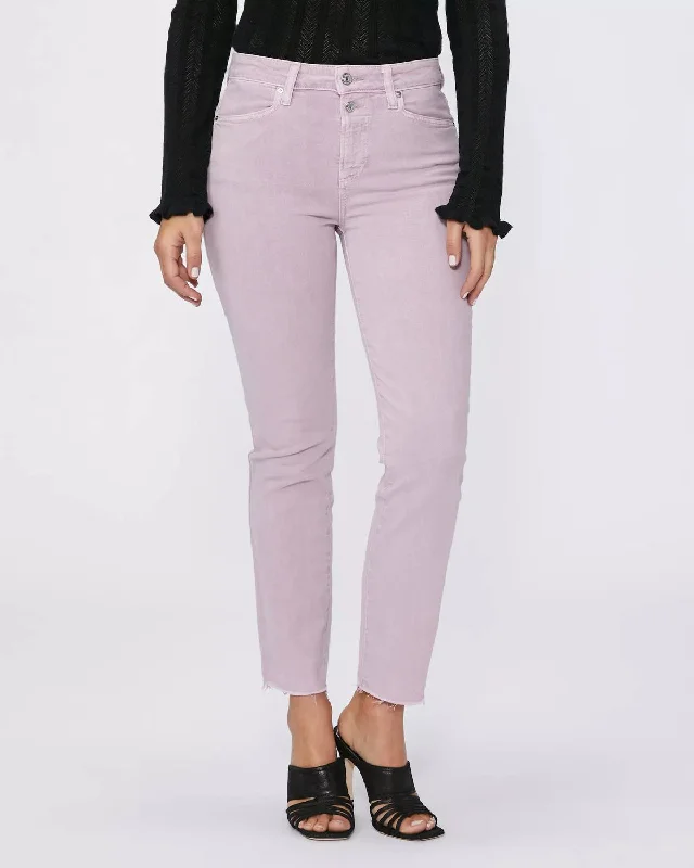 Fashion Pioneer Retro style trousers Cindy With Double Button Jean In Vintage Rosey Pink