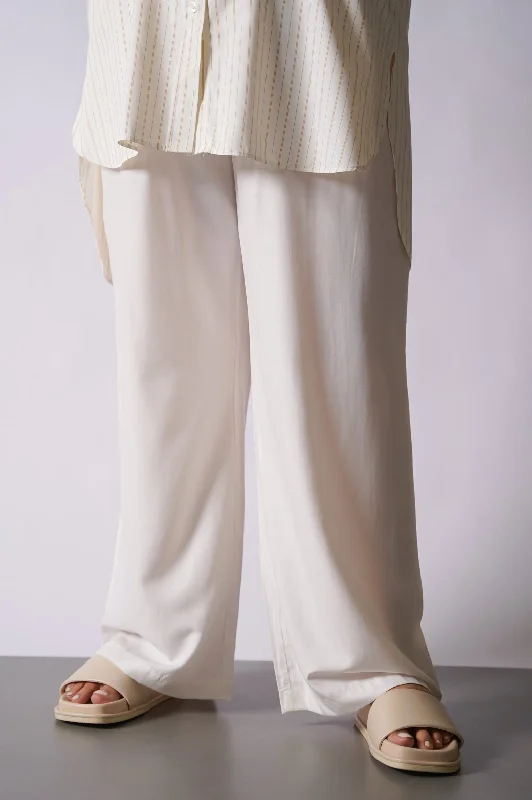 CURVE STONE-WASH LONG PANTS