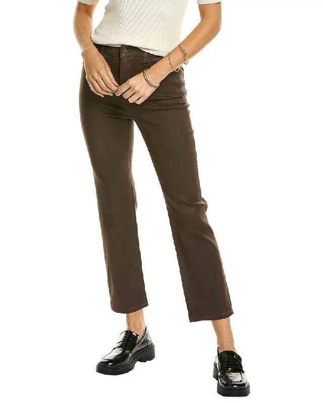 Advanced Design Textured fabric pants DL1961 Patti Black Coffee High-Rise Straight Jean