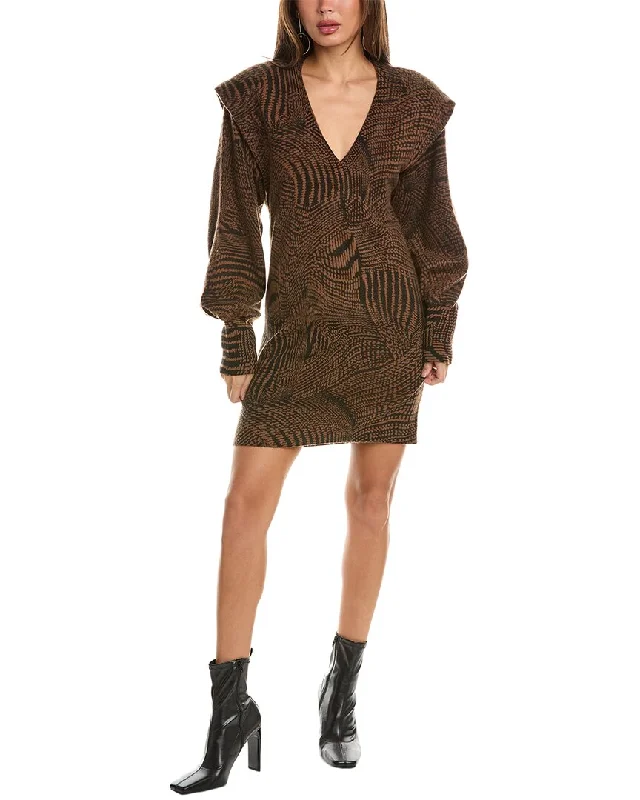 High-end Design Equipment Elijah Wool & Cashmere-Blend Sweaterdress