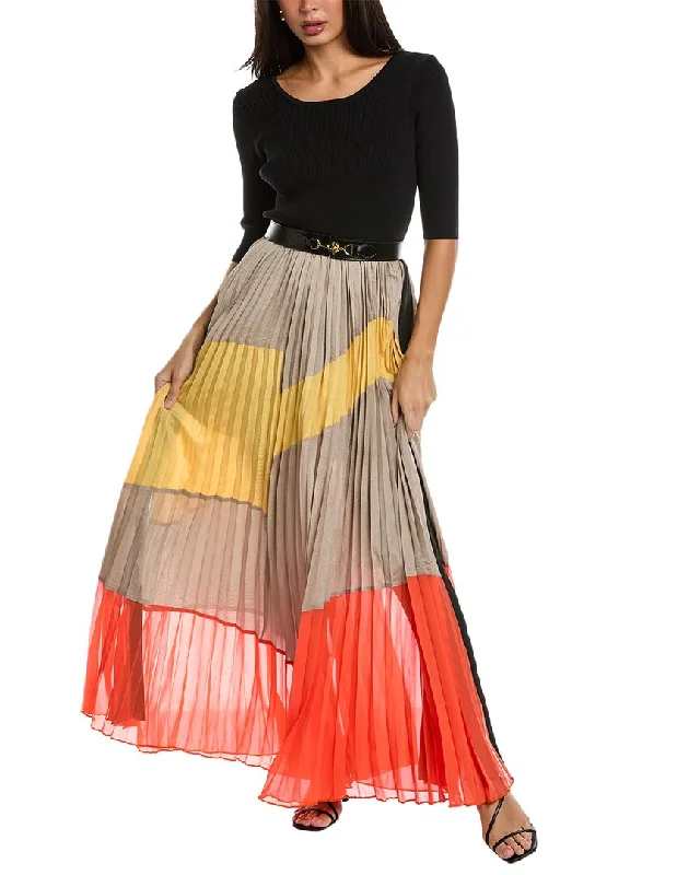 Urban Design Sense Gracia Colorblocked Maxi Dress