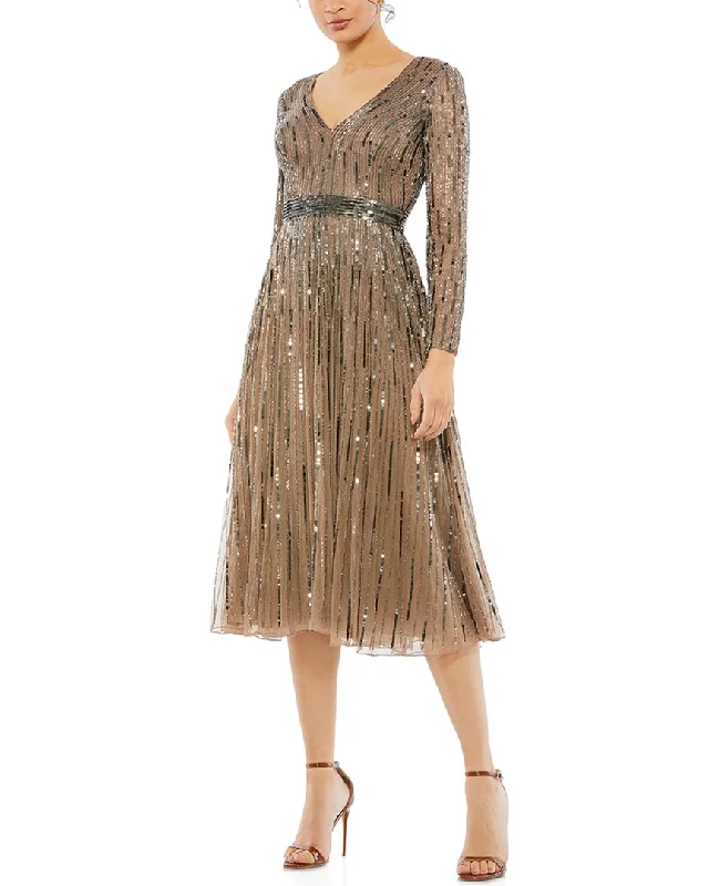 Must-have For Autumn And Winter Mac Duggal Embellished Cocktail Dress