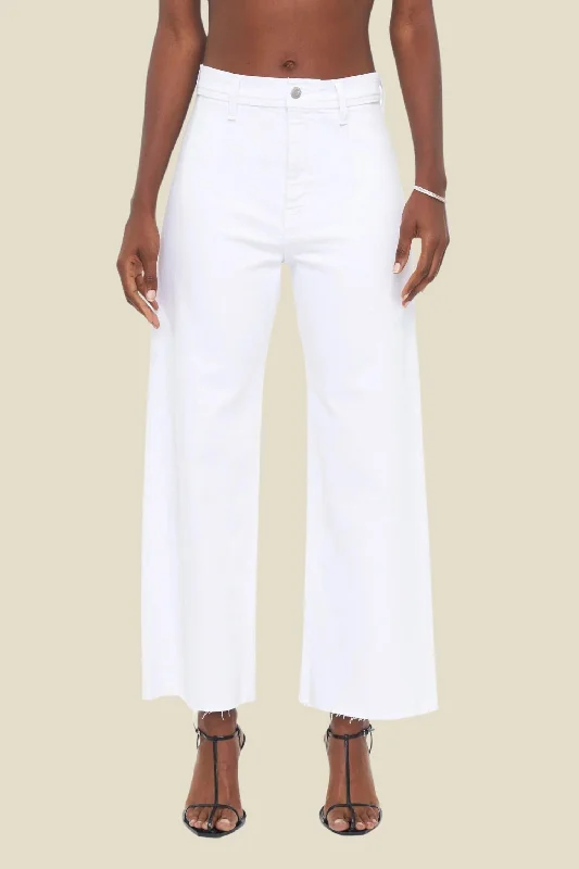 Effortless Style Vintage denim pants Penny Wide Leg Pant In Blizzard