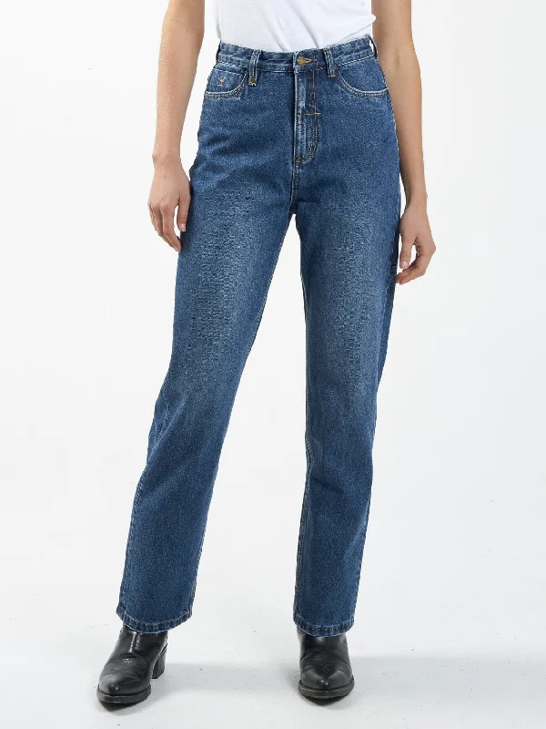 Fresh And Fashionable Slouchy jeans Pulp Jean - Roadhouse Blue