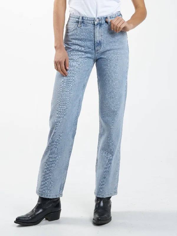 Retro Design Light wash jeans Rachel Jean - Endless Blue