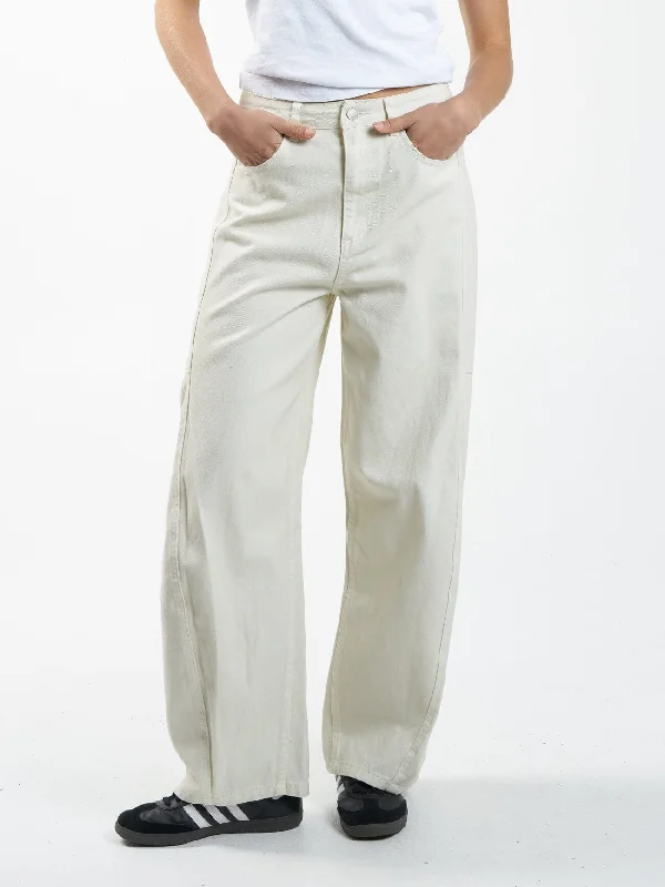 Fresh Wear Skinny cargo jeans Ronnie Jean - Bone