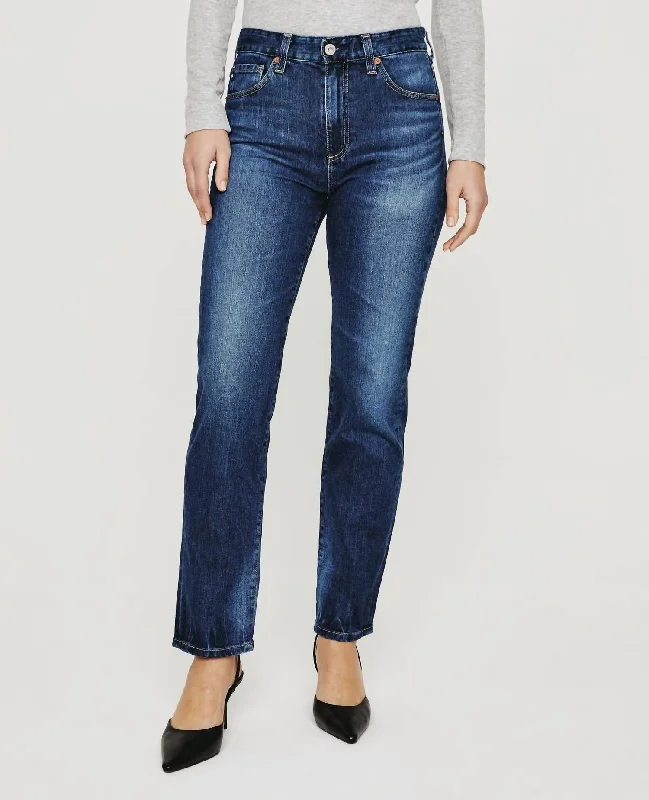 Trends Stylish leather pants Saige High Rise Straight Jeans In Gondola