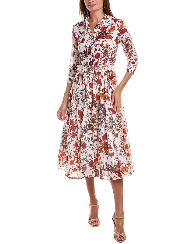 Retro Prints Samantha Sung Avenue Shirtdress