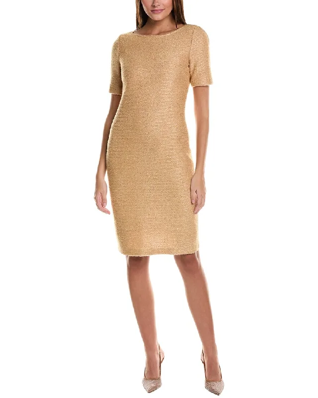 Chic Relaxation St. John Sequin Sheath Dress