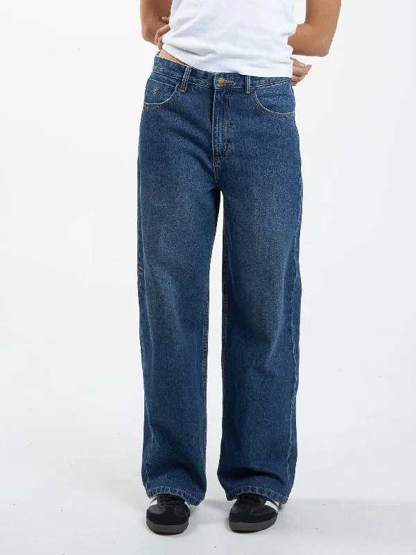 Exquisite Design Bootcut fit jeans Tony Jean - Roadhouse Blue