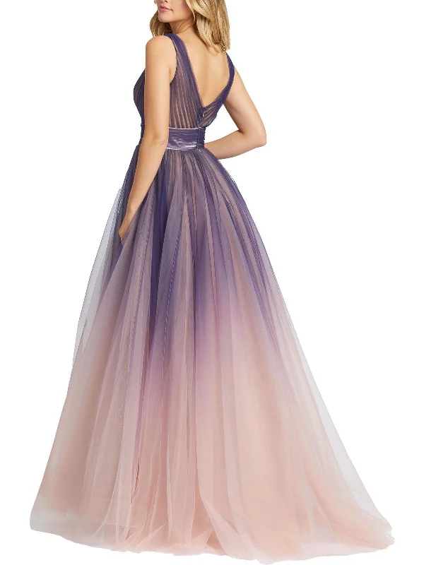 Classic Style Womens Ombre Formal Evening Dress