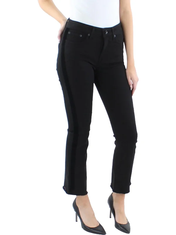 Exquisite Craftsmanship Tailored trousers for women Womens Velvet High Rise Flare Jeans