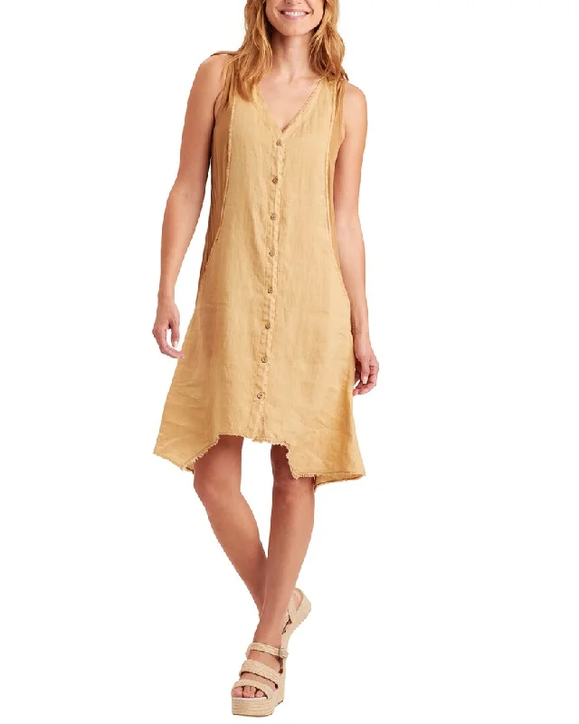 Noble And Elegant XCVI Francis Linen Tank Dress