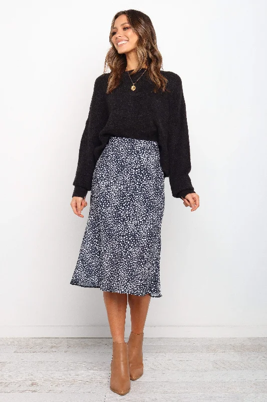 Noble And Elegant Sequin pencil skirt Falco Skirt - Navy