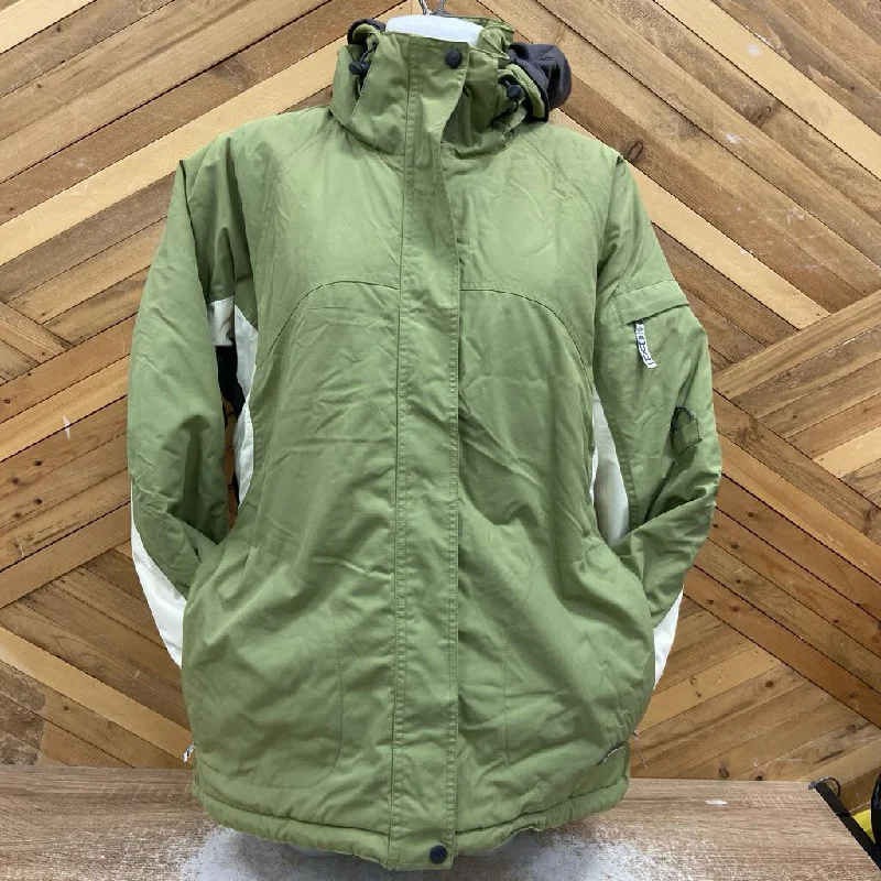 Board Dokter - Women's Winter Jacket: Green/White/Grey-women-12