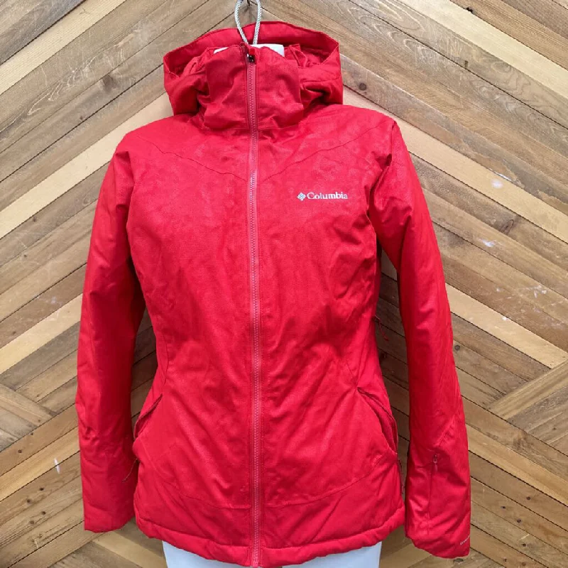 High-end Fashion Open-front coat Columbia - Women's Insulated winter Jacket - MSRP $180: Red-women-MD