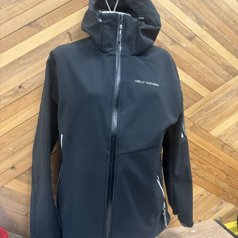 Helly Hansen - Women's Mountain Hooded Shell Jacket - MSRP comp $380: Black -women-XL