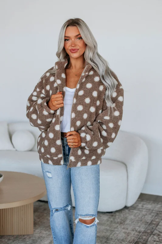 Kala Sherpa Jacket - Taupe