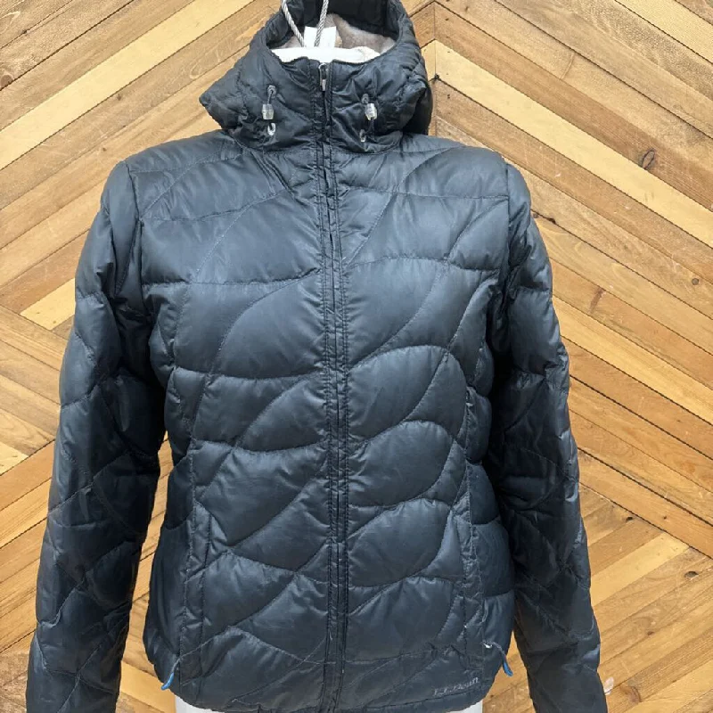 Comfortable Fashion Heavyweight parka L.L. Bean - Women's Hooded Down Jacket - MSRP $239: Black-women-SM