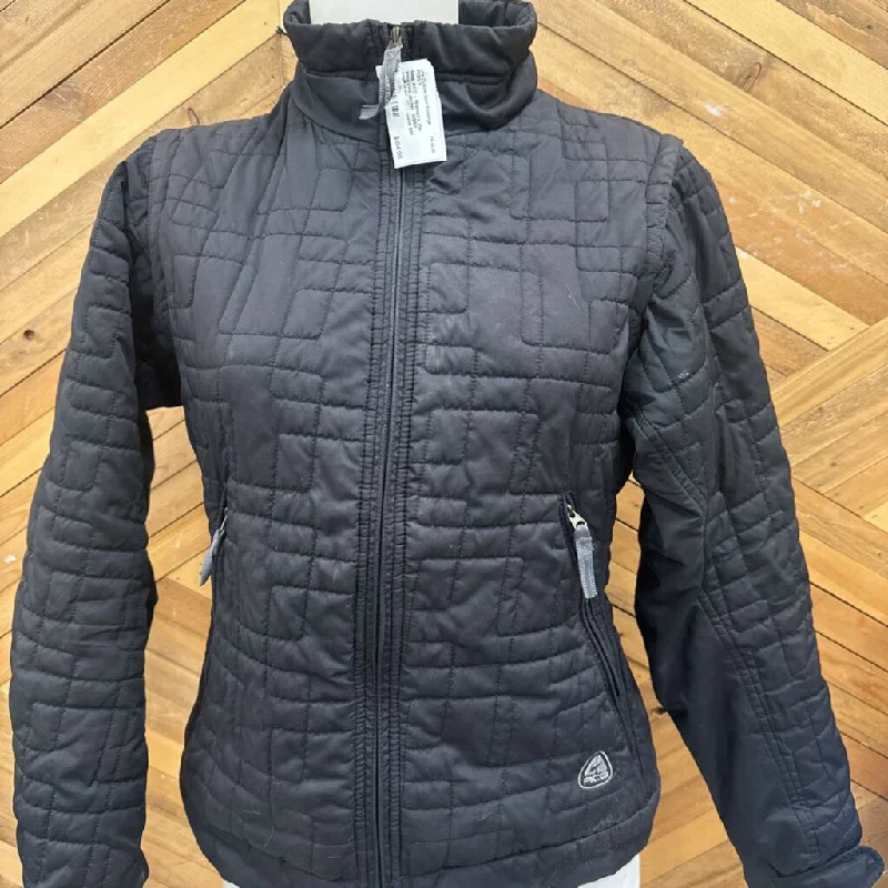 Nike ACG - Women's Zip insulated Jacket MSRP compared $280: Black-women-SM