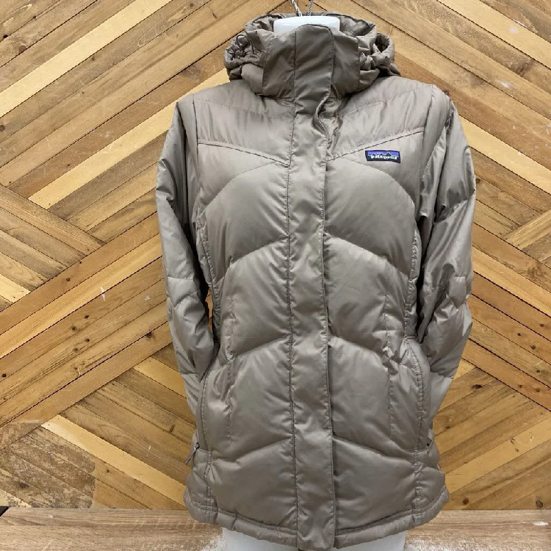 Patagonia - Women's Down Jacket - MSRP $285: Light Brown-women-MD