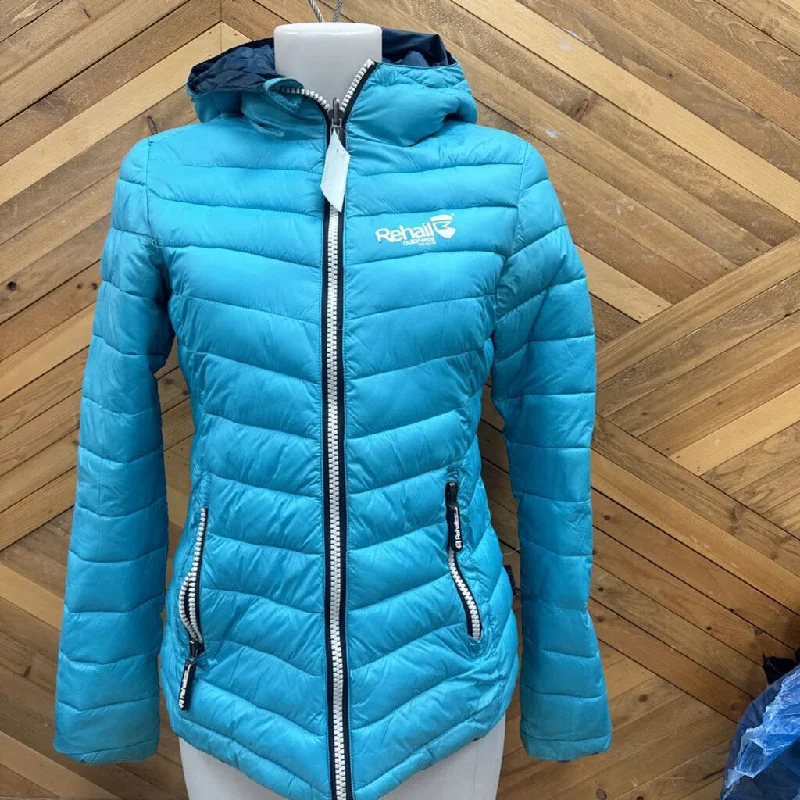 Rehall - Reversible Insulated Jacket - MSRP $150: Teal/Navy-women-MD