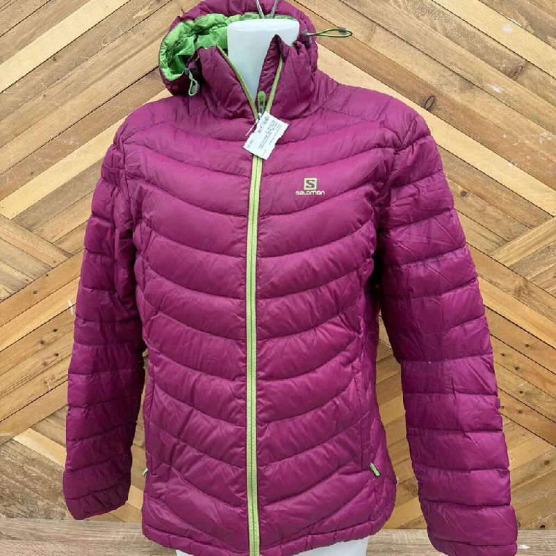 Salomon - Women's insulated jacket - MRSP compared $325: Pink/Green-women-LG