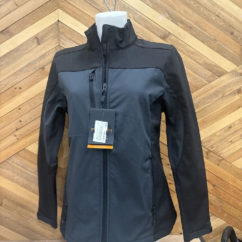 Stormtech - Women's Cascades Softshell Jacket - MSRP $130: Black / Grey-women-MD