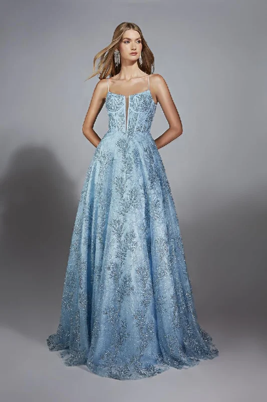 Fresh And Elegant Full tulle ball gown Alyce Prom Dress 61751