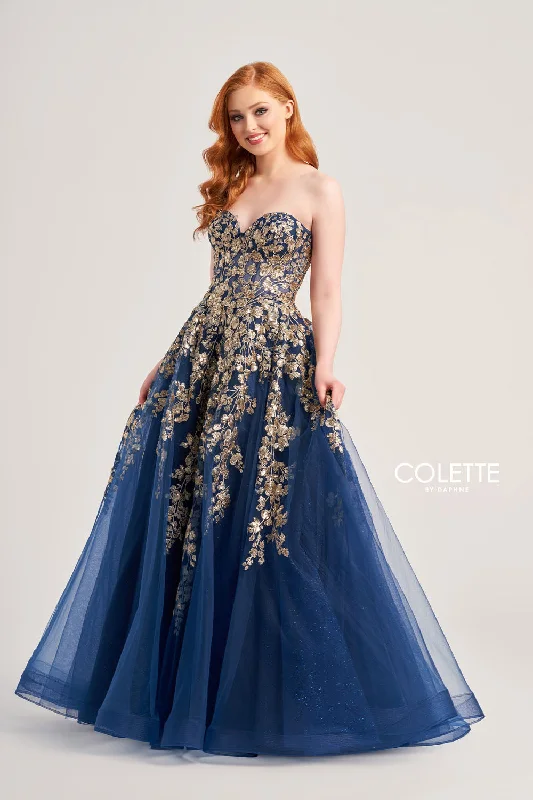 Integrated Design Satin floral ball gown Colette CL5136 Dresses